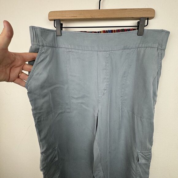 Soft Surroundings Cargo Pants Joggers Sz XL Pull On Elastic Waist Tencel Lyocell - Picture 4 of 9